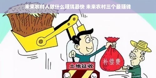 未来农村人做什么赚钱最快 未来农村三个最赚钱