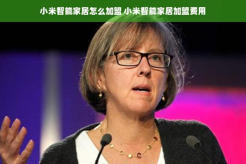 小米智能家居怎么加盟 小米智能家居加盟费用