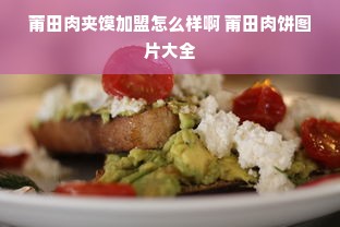 莆田肉夹馍加盟怎么样啊 莆田肉饼图片大全