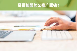 易高加盟怎么推广赚钱？