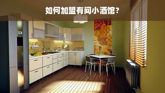 如何加盟有间小酒馆？