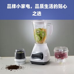 品牌小家电，品质生活的贴心之选