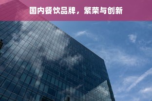 国内餐饮品牌，繁荣与创新