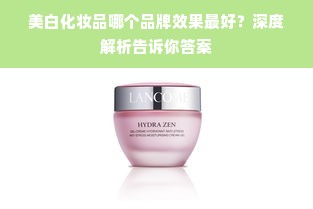 化妆品品牌旗下品牌，深度解析与案例探究