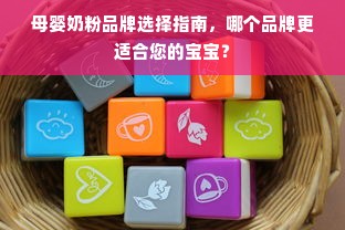 母婴奶粉品牌选择指南,哪个品牌更适合您的宝宝?