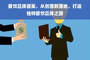 餐饮品牌提案，从创意到落地，打造独特餐饮品牌之路