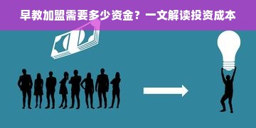 早教加盟需要多少资金？一文解读投资成本