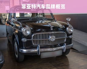 菲亚特汽车品牌概览