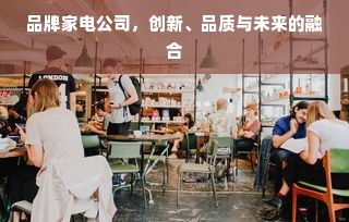 品牌家电公司，创新、品质与未来的融合
