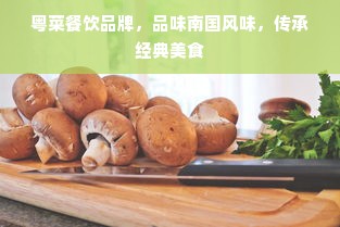 粤菜餐饮品牌，品味南国风味，传承经典美食
