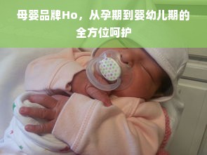 母婴品牌Ho，从孕期到婴幼儿期的全方位呵护