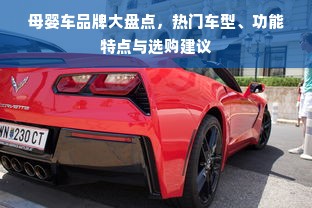 母婴车品牌大盘点，热门车型、功能特点与选购建议