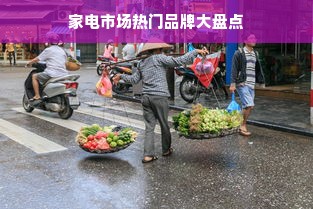 家电市场热门品牌大盘点