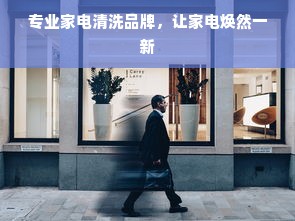 专业家电清洗品牌，让家电焕然一新
