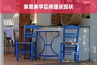 家居美学品牌建设现状