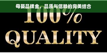母婴品牌金，品质与信赖的完美结合