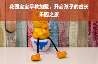 花园宝宝早教加盟，开启孩子的成长乐园之旅