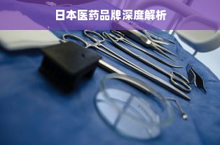 日本医药品牌深度解析