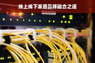 线上线下家居品牌融合之道