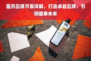 医药品牌方案详解，打造卓越品牌，引领健康未来
