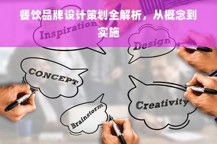 餐饮品牌设计策划全解析，从概念到实施