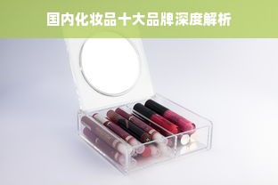 国内化妆品十大品牌深度解析