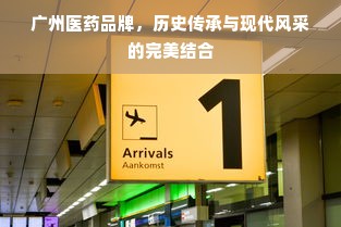 广州医药品牌，历史传承与现代风采的完美结合