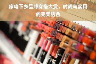 德国最好的家电品牌解析