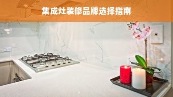 集成灶装修品牌选择指南