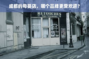 成都的母婴店，哪个品牌更受欢迎？