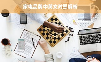 家电品牌中英文对照解析