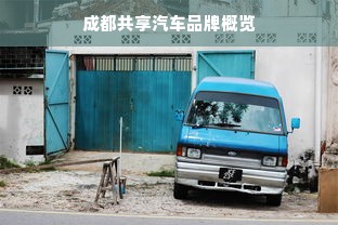 成都共享汽车品牌概览