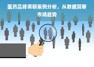 医药品牌调研案例分析，从数据洞察市场趋势