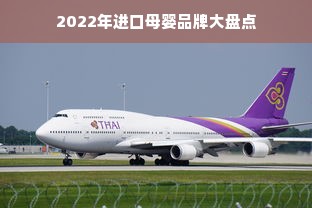 2022年进口母婴品牌大盘点
