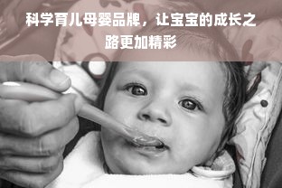 科学育儿母婴品牌，让宝宝的成长之路更加精彩