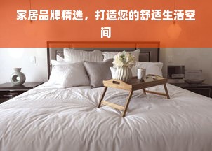 家居品牌精选，打造您的舒适生活空间