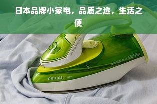 日本品牌小家电，品质之选，生活之便