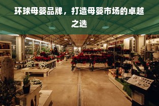 环球母婴品牌，打造母婴市场的卓越之选