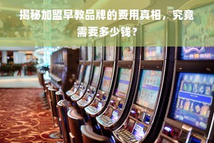 揭秘加盟早教品牌的费用真相，究竟需要多少钱？