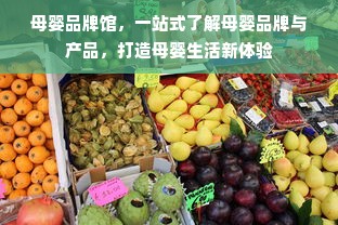 母婴品牌馆，一站式了解母婴品牌与产品，打造母婴生活新体验