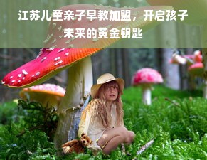 江苏儿童亲子早教加盟，开启孩子未来的黄金钥匙