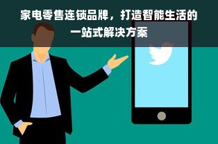 家电零售连锁品牌，打造智能生活的一站式解决方案