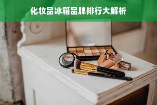 化妆品冰箱品牌排行大解析