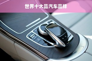 世界十大品汽车品牌