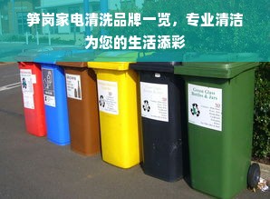 笋岗家电清洗品牌一览，专业清洁为您的生活添彩