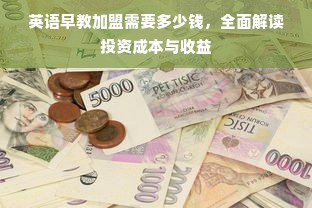 英语早教加盟需要多少钱，全面解读投资成本与收益