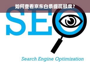 如何查看京东白条提现额度？