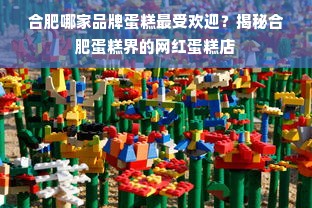 合肥哪家品牌蛋糕最受欢迎？揭秘合肥蛋糕界的网红蛋糕店
