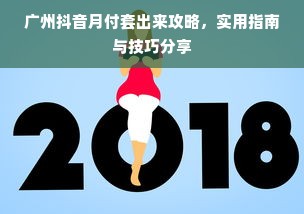 广州抖音月付套出来攻略，实用指南与技巧分享