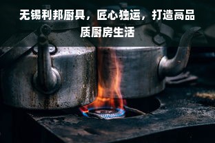 无锡利邦厨具，匠心独运，打造高品质厨房生活